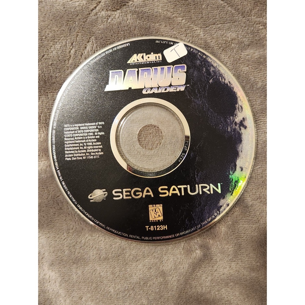 Darius Gaiden (Sega Saturn, 1996) AUTHENTIC Game Disc Only TESTED